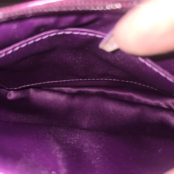 Sold Nwt Coach Jewel Pink Mini Bag Wristlet New - Picture 6 of 6